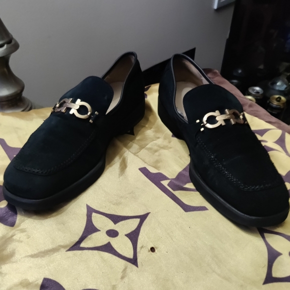 Ferragamo black suede loafers - Picture 8 of 11